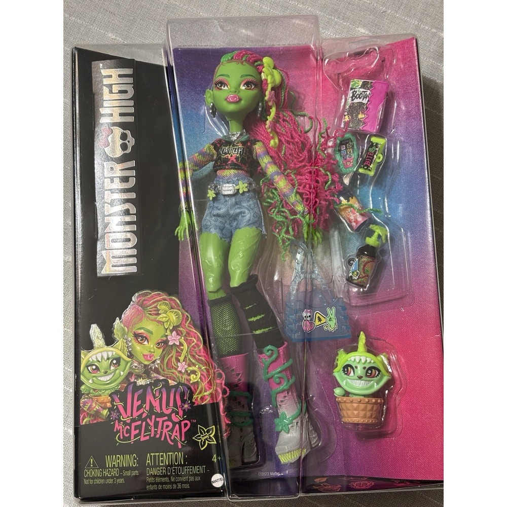 Venus Mcflytrap Monster High Doll Set Mattel NIB Cute Fun Toy Gift